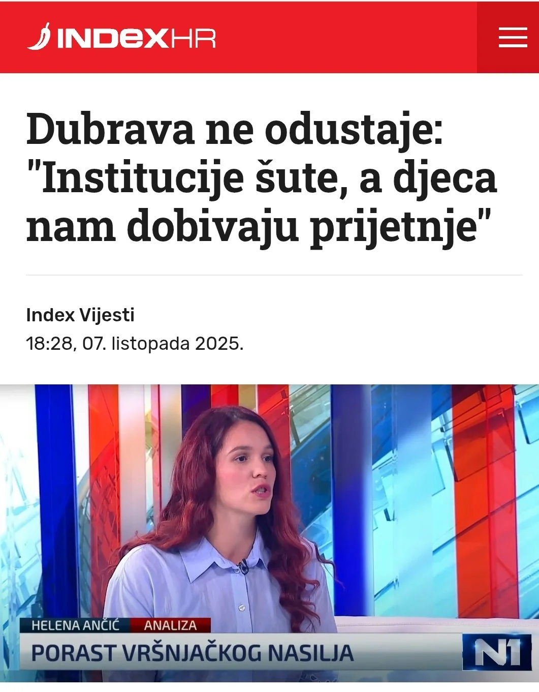 Institucije i dalje šute