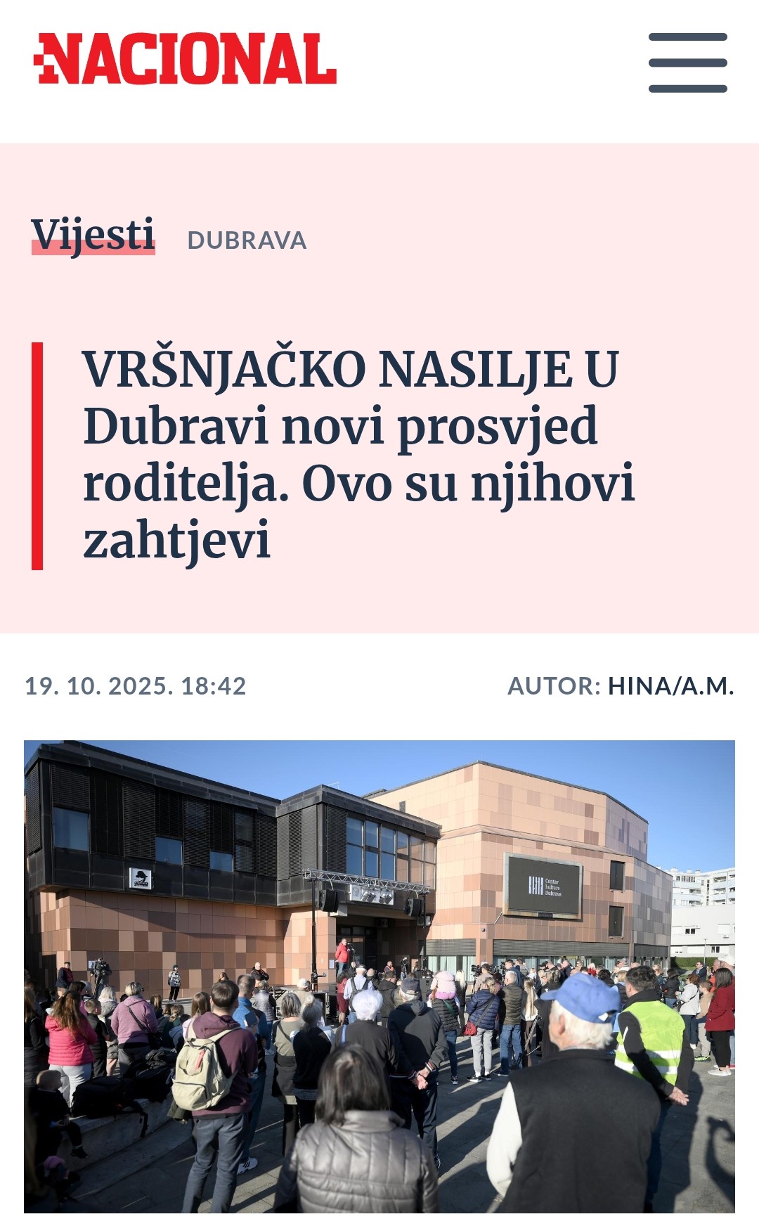 Vršnjačko nasilje u Dubravi